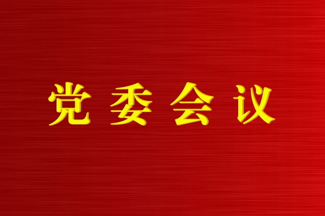 多盈平台官网(中国)有限公司党委召开会议